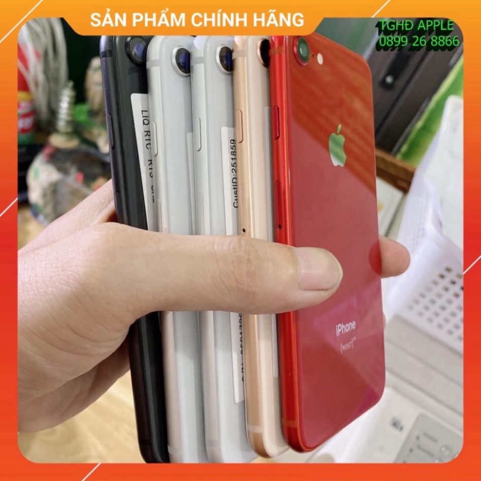 TGHĐ6868 Điện thoại iPhone 8 bản quốc tế Mỹ đẹp như mới đủ màu Vàng, trắng, đen, đỏ và các bộ nhớ tường ứng 64 & 25 | BigBuy360 - bigbuy360.vn