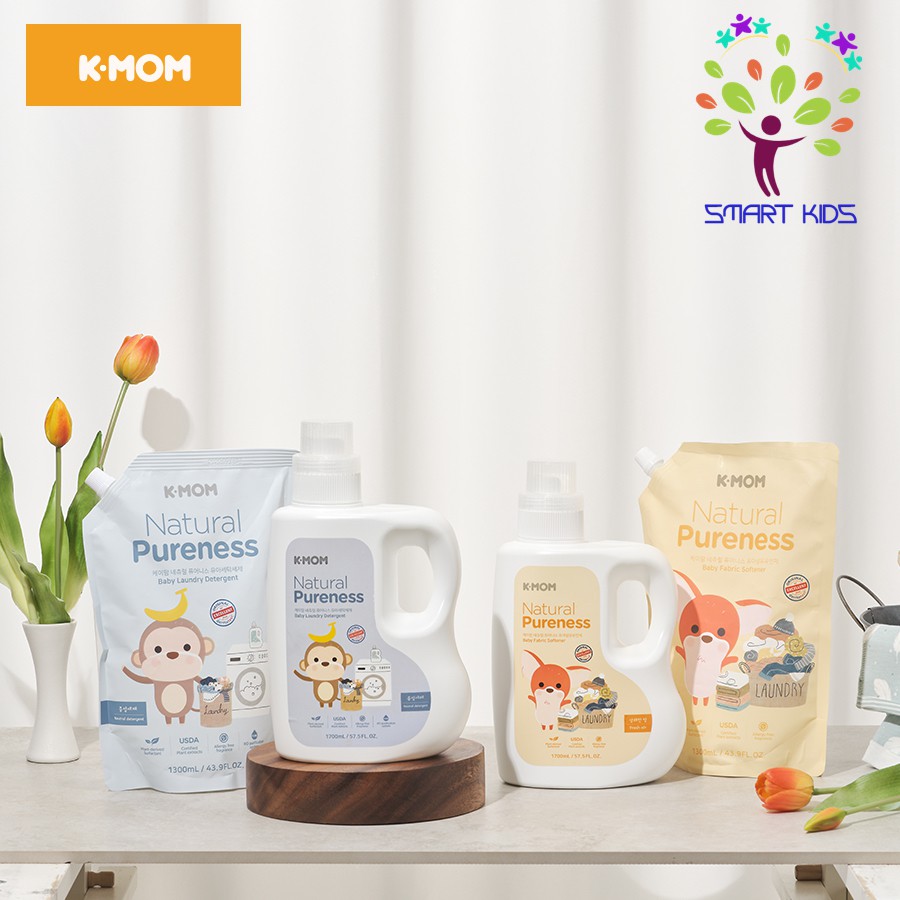 Nước xả vải sơ sinh hữu cơ K-Mom Hàn Quốc - Nước xả vải kmom