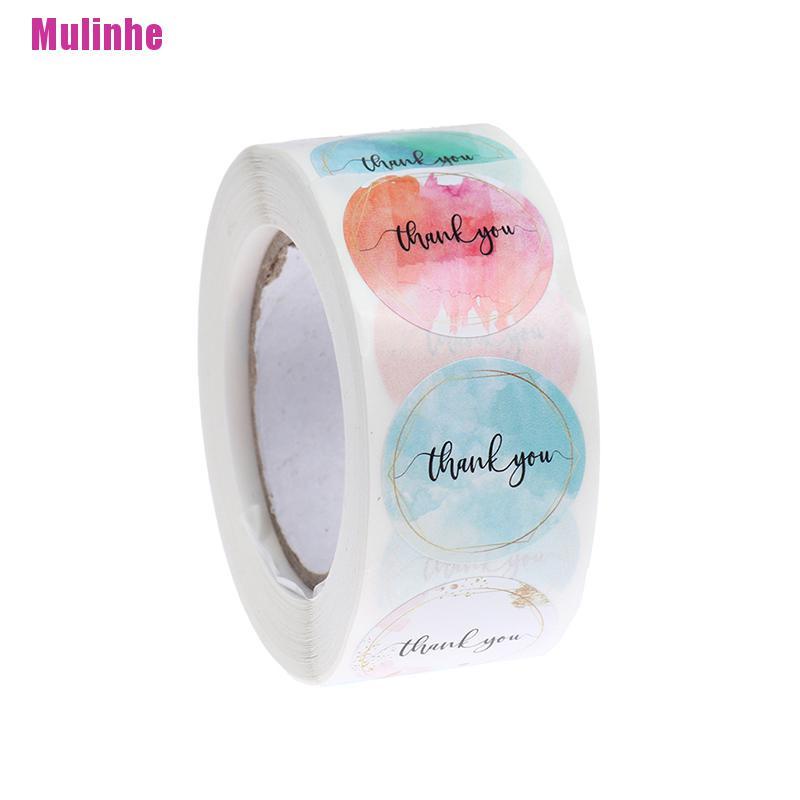 Cuộn 500 Miếng Dán Chữ Thank You Độc Đáo