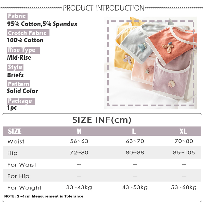 Quần Lót UNLIMON A02F484 Vải Cotton Phong Cách Nhật Bản Ngọt Ngào Cho Nữ | BigBuy360 - bigbuy360.vn