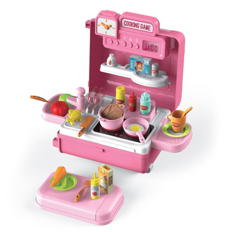 Đồ Chơi Vali Nhà Bếp Di Động 4 Trong 1 SWEET HEART 8776P