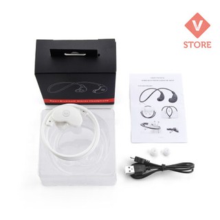 Tai nghe thể thao trắng Bluetooth 4.1