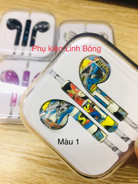 [BH 6 THÁNG] Tai nghe siêu trầm nhiều màu sắc tuỳ chọn bass, tress đầy đủ dành cho Ss, lphone, Xiao mi chân tròn 3.5