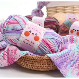 Len Yaoh Wool loang 3mm _ len mềm xốp nhẹ giữ ấm tốt