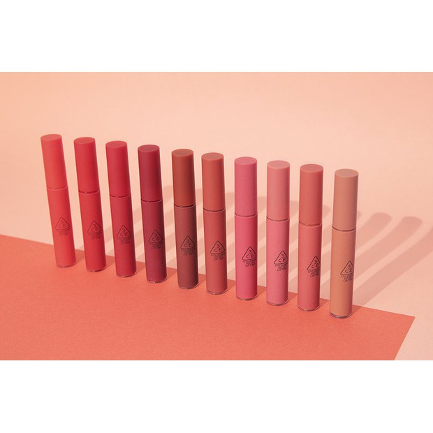 Bộ sưu tập son 3CE Velvet Lip Tint  có sẵn.