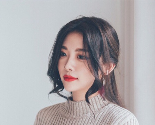 TÓC MAI GIẢ XOĂN Tiểu thư Style Hàn Quốc