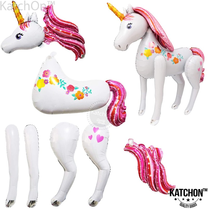 Bong Bóng Hình Ngựa Một Sừng 3D Cỡ Lớn