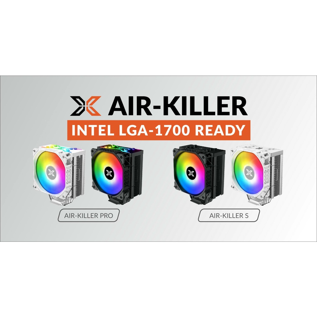 Tản nhiệt CPU XIGMATEK AIR-KILLER PRO/ Air Killer S - TDP 160W, ARGB  - New - Chính Hãng - BH 12T