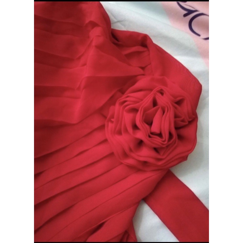 Đầm maxi cổ yếm dập ly | BigBuy360 - bigbuy360.vn