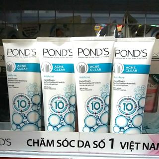 Sữa rửa mặt ngừa mụn Pond's acne clear 100g