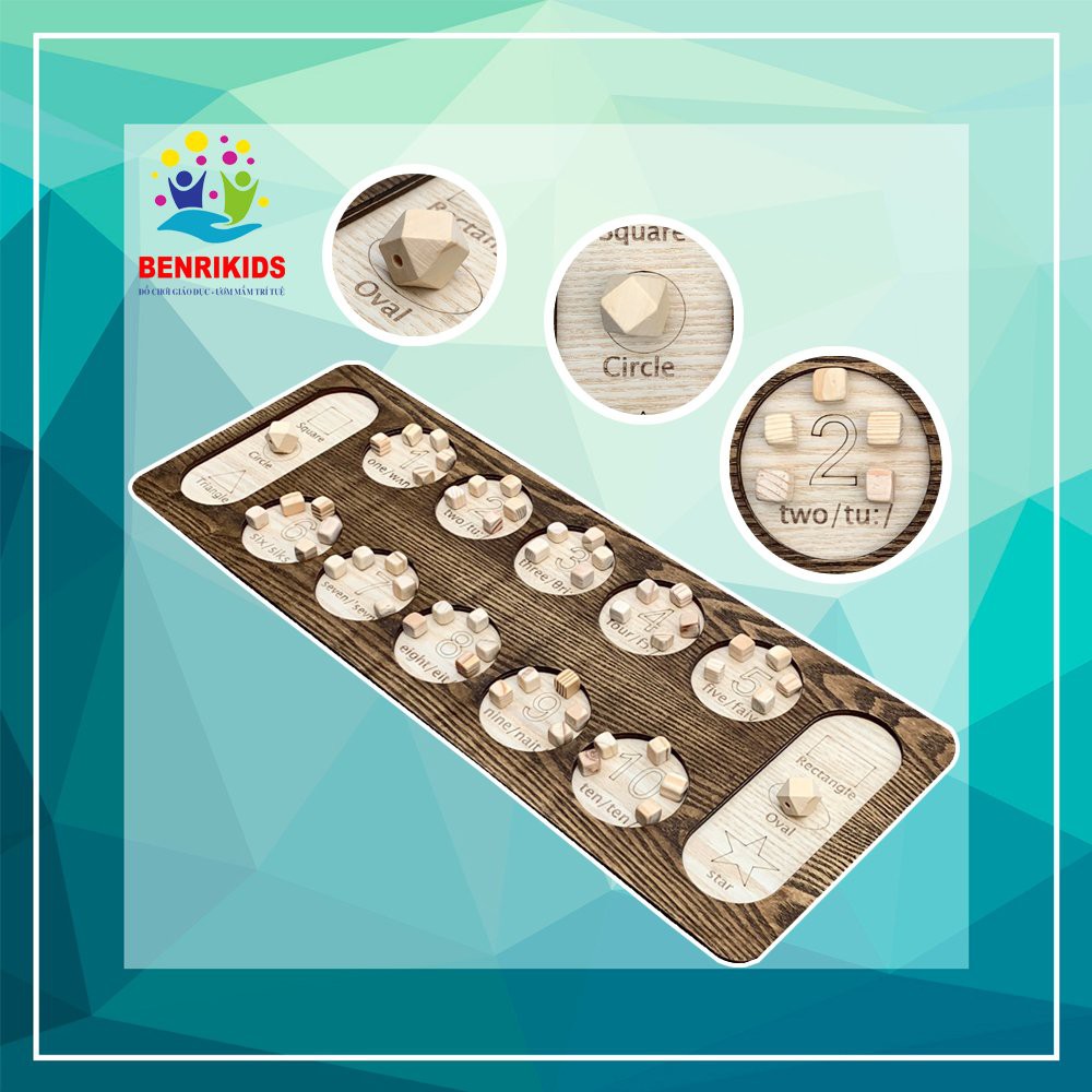 Trò Chơi Dân Gian Board Game, Bộ Bàn Cờ Ô Ăn Quan Bằng Gỗ Cao Cấp Kết Hợp Học Tiếng Anh Cho Bé