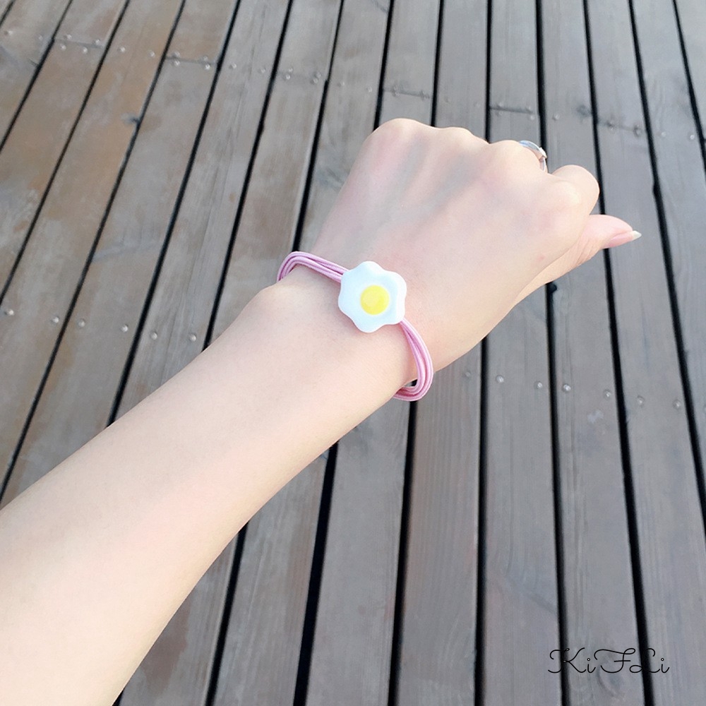 Dây Buộc Tóc Hình Quả Trứng Phong Cách Hàn Quốc