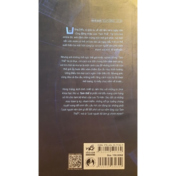 Sách - Tam Thể 1 - The 2015 Hugo Award for best novel