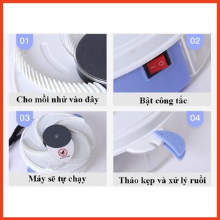 MÁY BẮT RUỒI DIỆT CÔN TRÙNG TỰ ĐỘNG THÔNG MINH [Miễn Phí Vận Chuyển khi đơn đạt giá trị tối thiểu 200k]