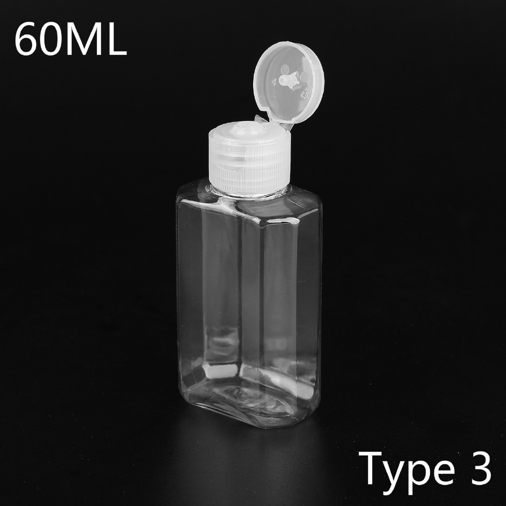 Chai Nhựa Rỗng Trong Suốt Đựng Dầu Gội / Sữa Tắm Đa Năng 100ml