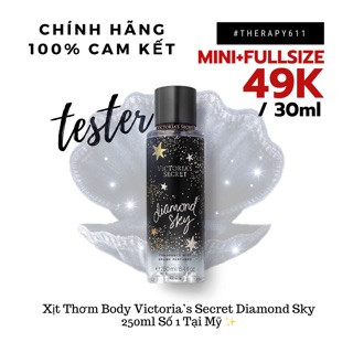 "HOT" # Xịt Thơm Toàn Thân Body Mist Victoria’s Secret Diamond Sky 10ml...#