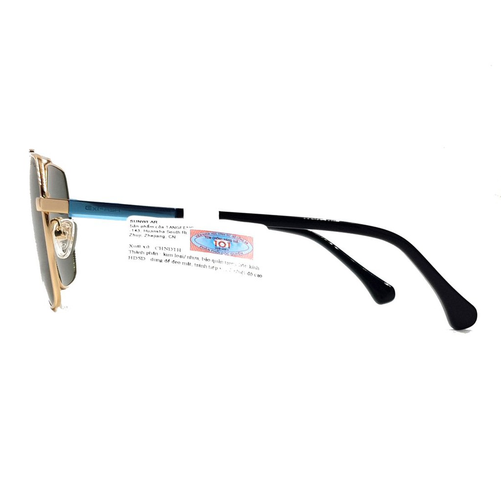 (Hàng chính hãng) Kính mát nam nữ Unisex Exfash EF79971 C07 màu sắc thời trang