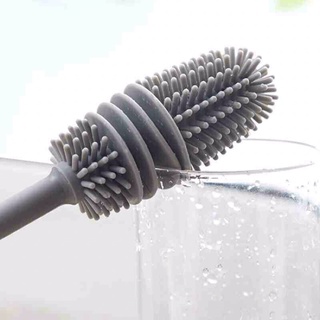 CỌ RỬA CỐC CHÉN SILICON CÁN DÀI