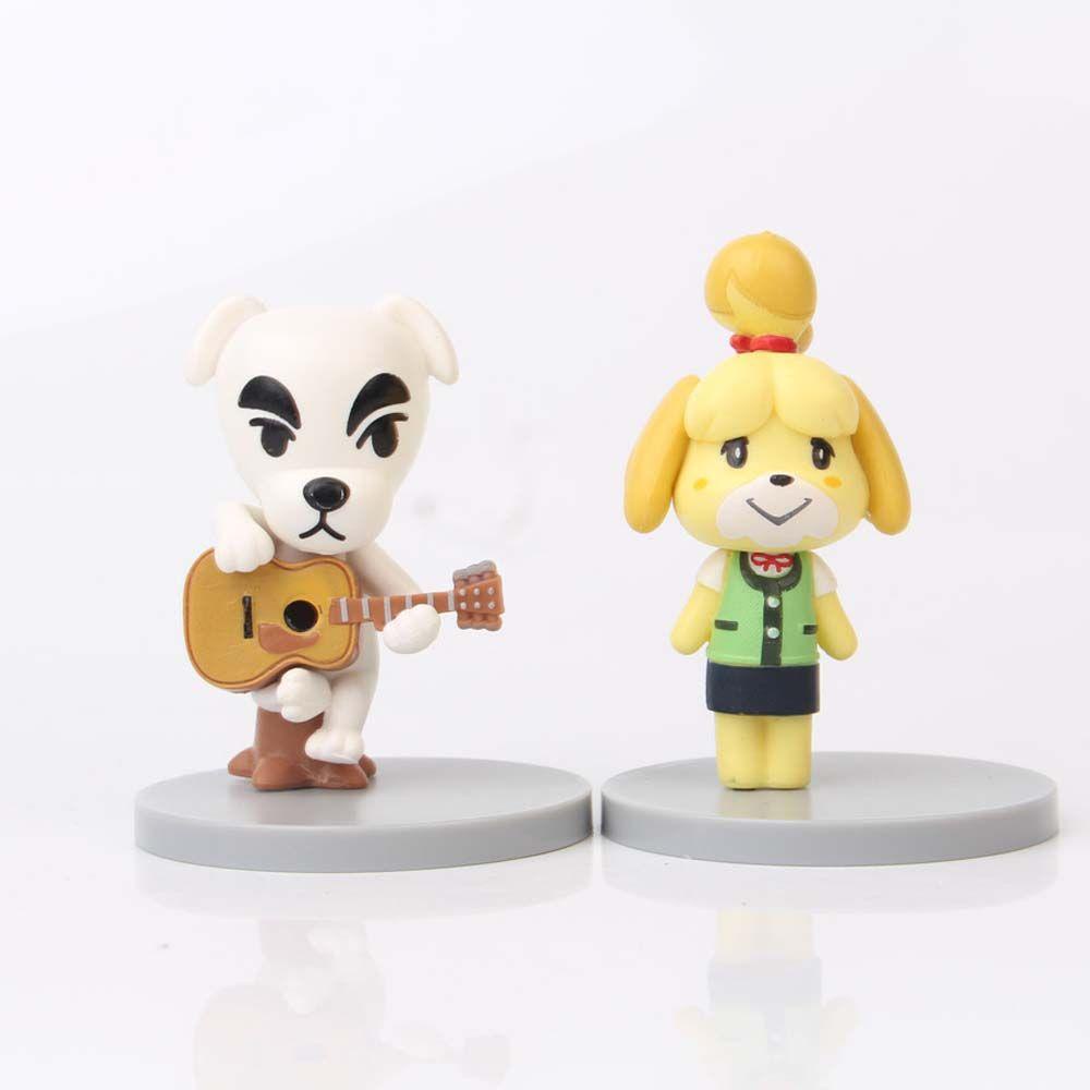 Bộ 8 Mô Hình Đồ Chơi Nhân Vật Tom Nook Isabelle K.K REBUY1