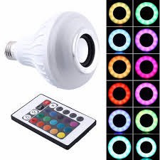 Led Music Lamp E27 12W LED RGB Bluetooth Speaker Bulb
