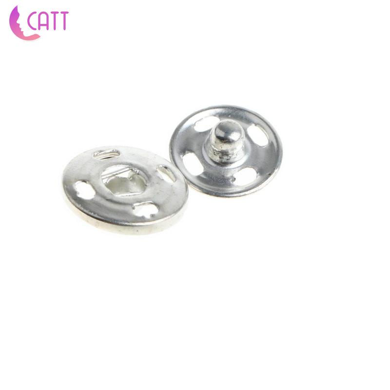 [Dadada1] Set 50 Nút Bấm Kim Loại Dành Cho Áo Khoác