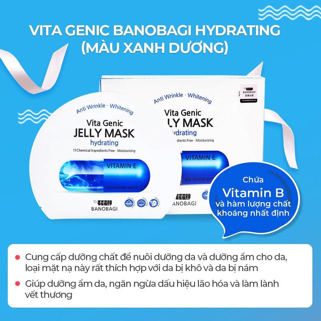 Mặt Nạ Vitamin Banobagi Vita Genic Jelly Mask 30ml