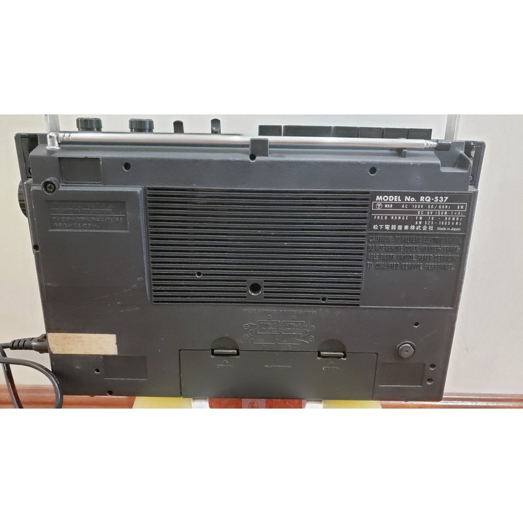 Đài Radio Cassette National RQ537 Nghe FM/AM Hàng Nội Địa Nhật Loa To Bền Đẹp