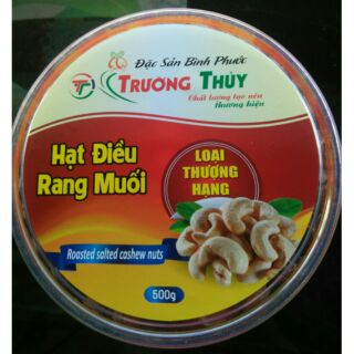 Hạt điều rang muối Bình Phước_loại đặc biệt_hộp 500gr
