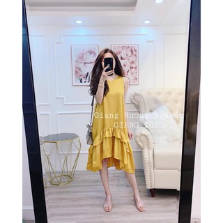 Váy 3 lỗ phối bèo đuôi cá.