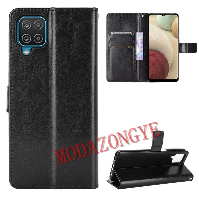 Ốp lưng Samsung Galaxy A12 5G Ví da PU lật Ốp lưng Samsung A12 GalaxyA12 Vỏ điện thoại