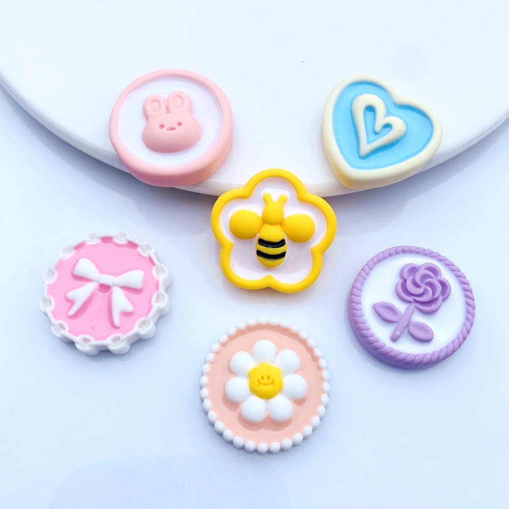 Set 10 Kẹp Tóc Hình Chú Ong Dễ Thương Dùng Trang Trí Điện Thoại/ Đồ Thủ Công