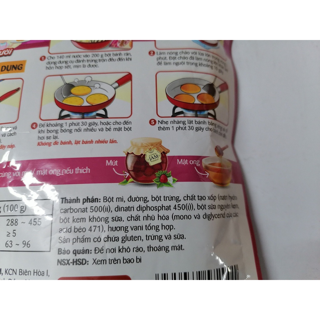 [200g – VANI] BỘT BÁNH RÁN PHA SẴN VỊ TRUYỀN THỐNG [VN] AJINOMOTO Vanilla Pancake Mix Powder