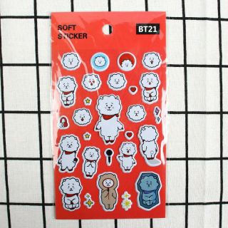 Stickers hình nổi đẹp mắt BT21