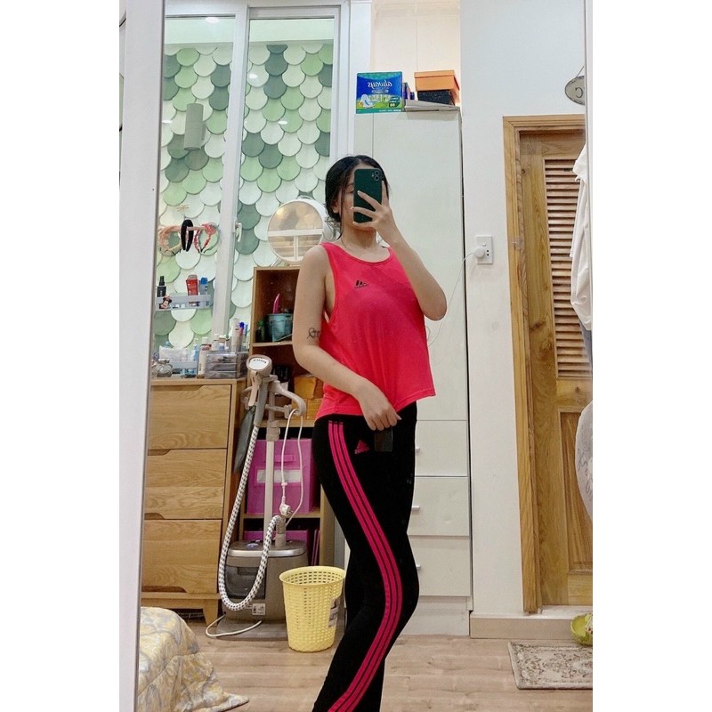 QUẦN LEGGING 3 SỌC NỮ TẬP GYM YOGA