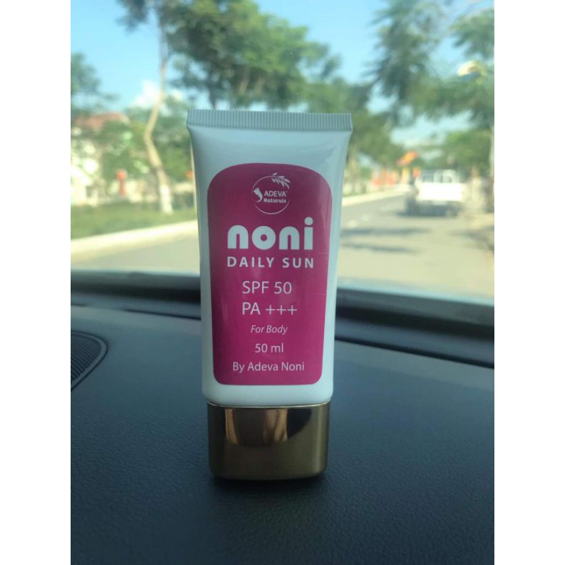 Kem chống nắng Body 50gr, sản phẩm thiên nhiên từ trái Nhàu Adeva, chống nắng tối ưu, SPF 50+++, dưỡng da