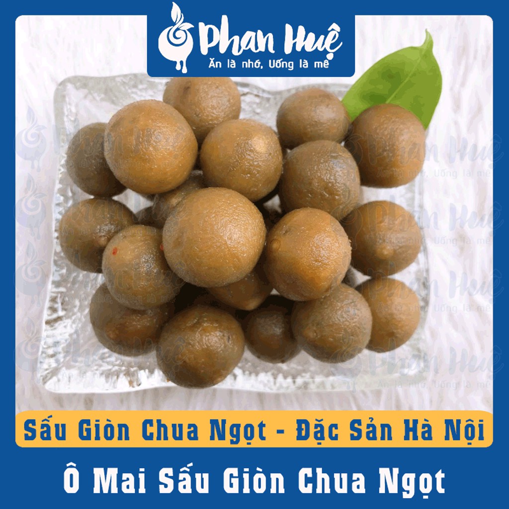 Ô mai xí muội sấu giòn có hạt chua ngọt Phan Huệ. Sấu tươi miền bắc chọn lọc. Đặc Sản Hà Nội