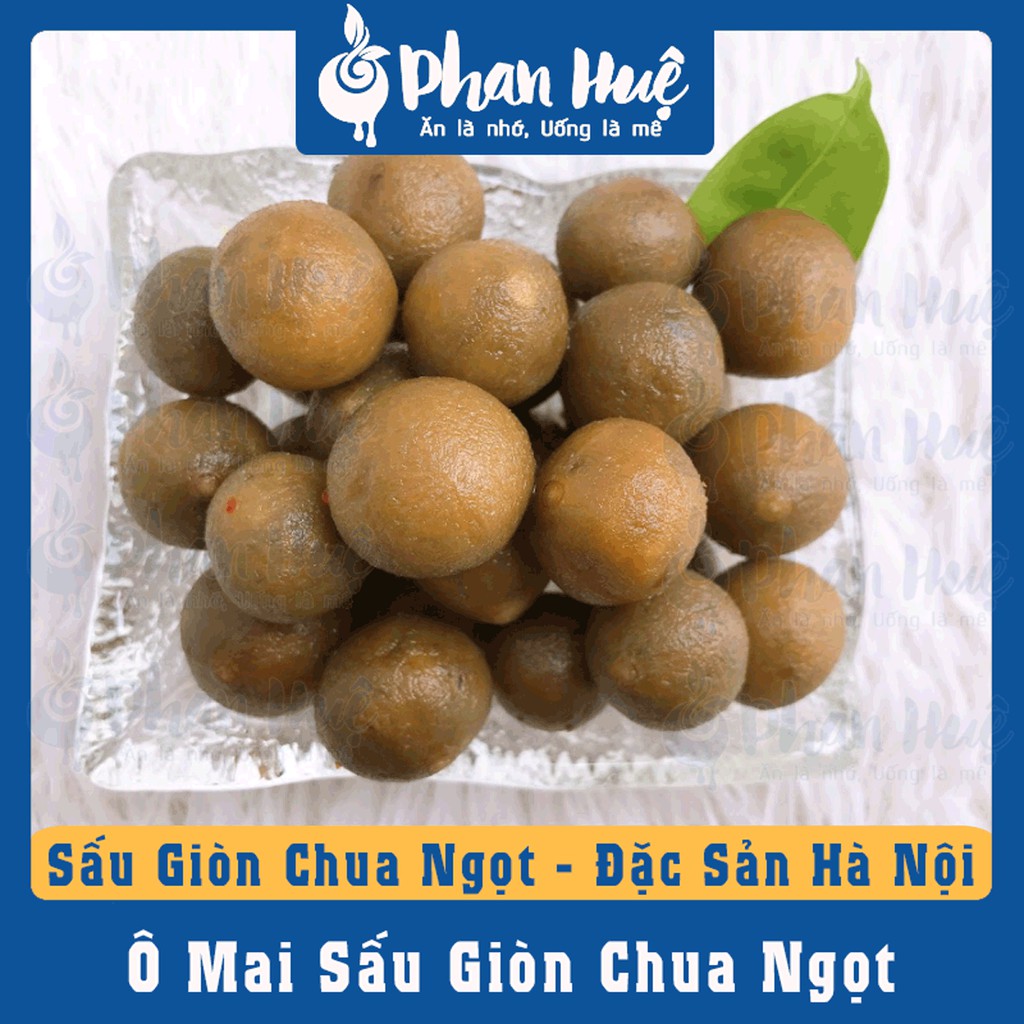 Ô mai xí muội sấu giòn có hạt chua ngọt Phan Huệ. Sấu tươi miền bắc chọn lọc. Đặc Sản Hà Nội