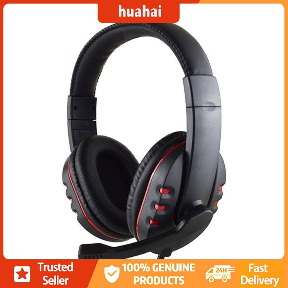 Tai nghe chơi game Stereo Surround Headphone 3.5mm Mic có dây cho máy tính xách tay PS4