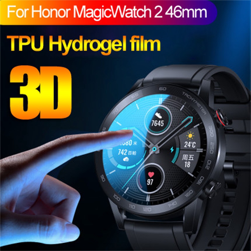 Miếng Dán Tpu Hydrogel Siêu Mỏng Chống Sốc Cho Đồng Hồ Honor Magic Watch 2 46mm