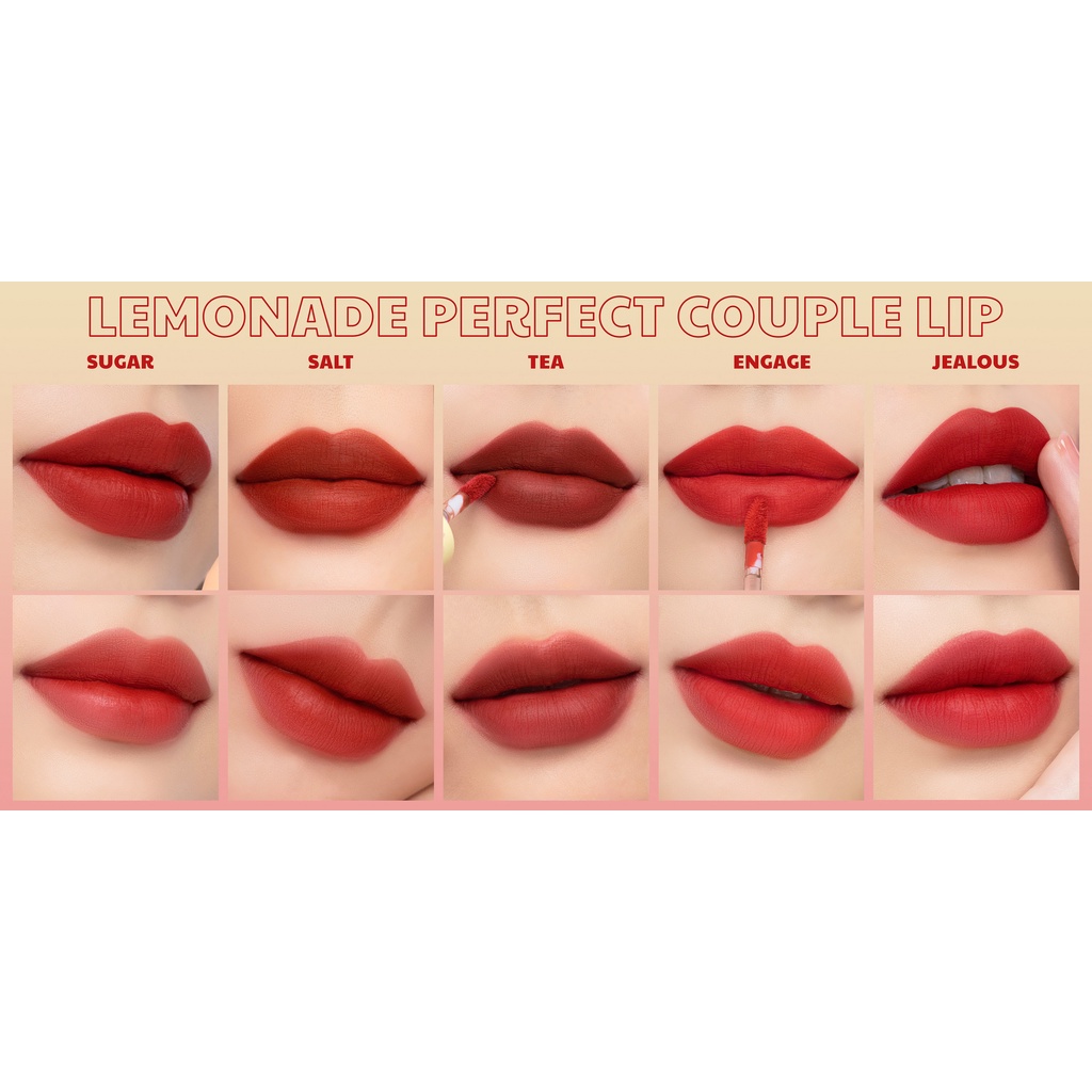 Son kem lì 2 đầu phiên bản mới Lemonade Perfect Couple Lip Ver.2 7.5g