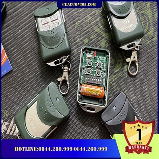 Điều khiển cửa cuốn mã gạt 433mhz chất lượng cao Sóng khỏe>>50m