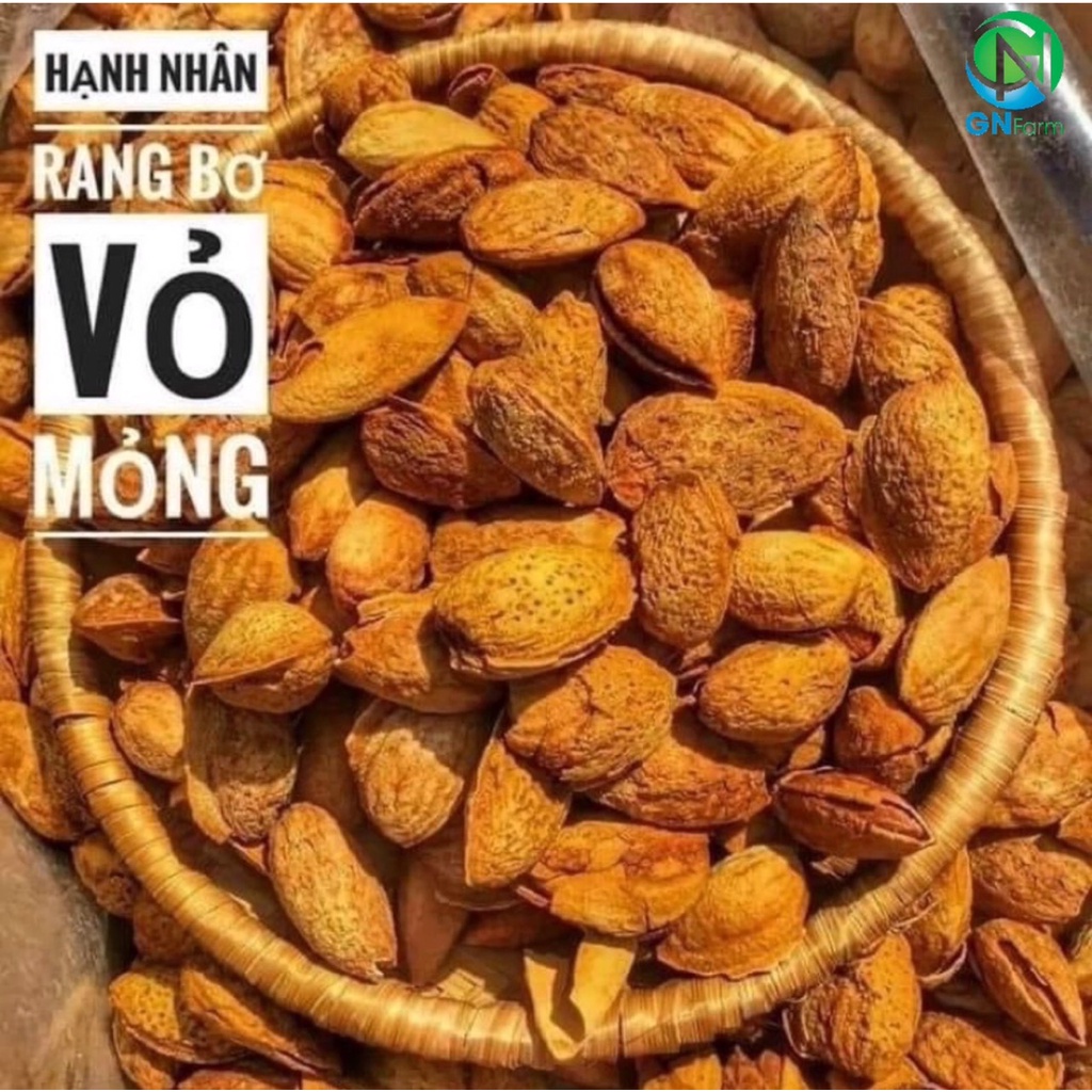 Hạnh Nhân Rang Bơ Vỏ Mỏng Mỹ Hạt Dinh Dưỡng Healthy Nuts - Túi 500g/1kg