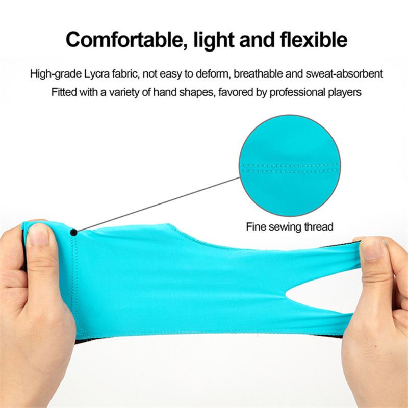 1 Găng tay chơi bida ba ngón chống trượt độ đàn hồi cao cho unisex R-R