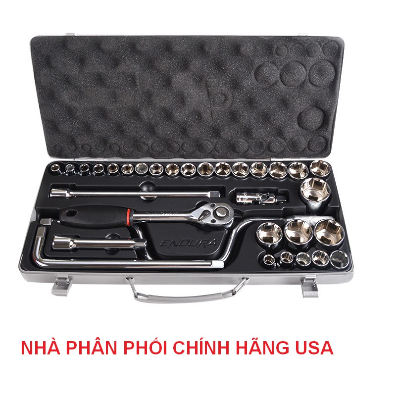 [ChínhHãng]Bộ tuýp xiết lực 1/2" 32 món nhập khẩu chính hãng Mỹ Endura E1236