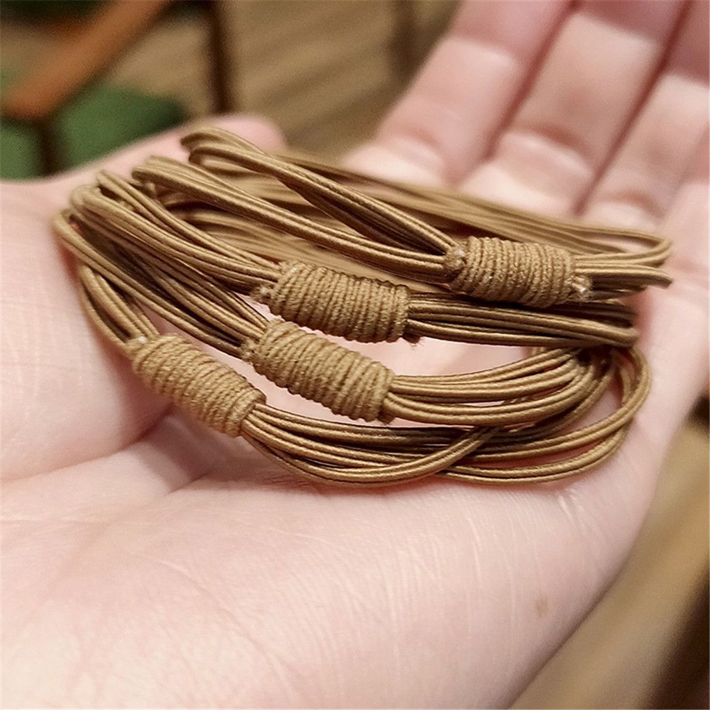 Dây buộc tóc 4 trong 1 co giãn màu sắc tùy chọn dành cho nữ