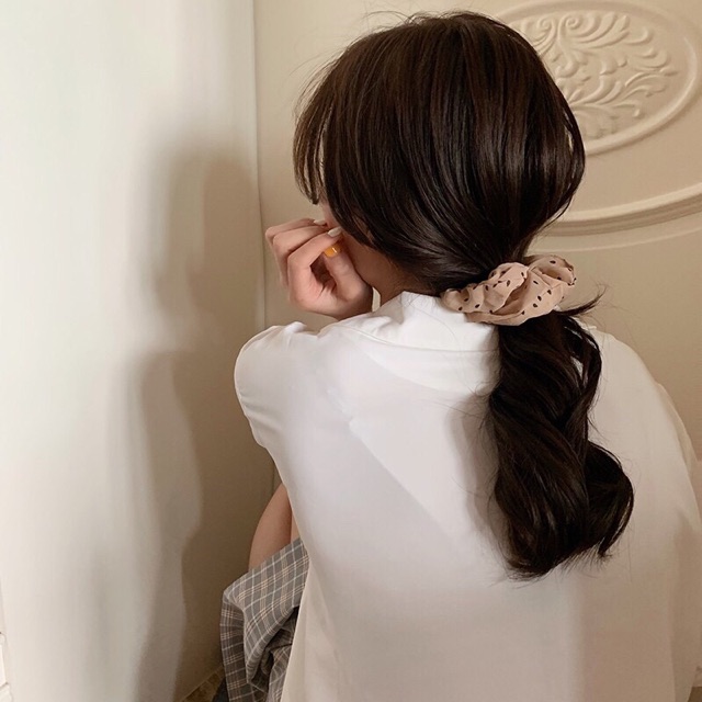 [SALE] Scrunchies - cột tóc vải các màu (ảnh đầu ảnh thật)