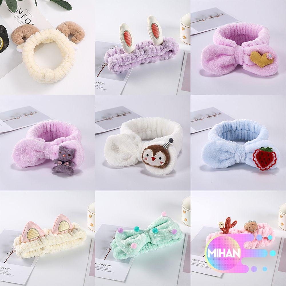 Băng đô nữ co giãn bằng vải nhung chống trượt đáng yêu thời trang