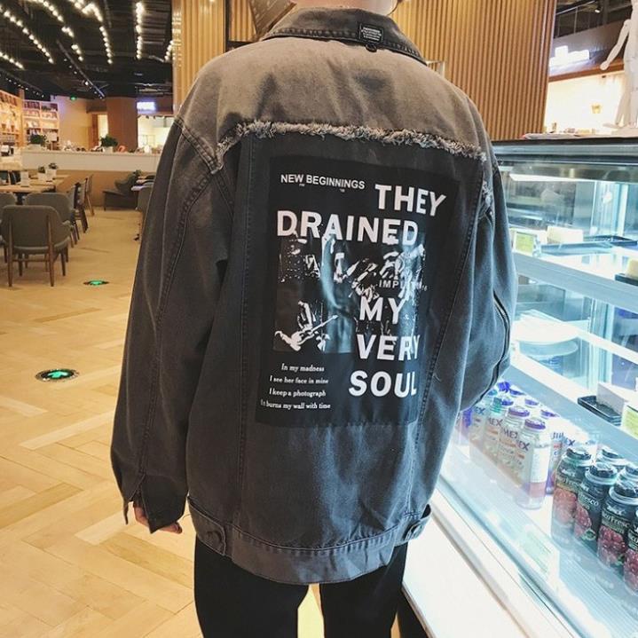 Áo Khoác Jeans, Áo Jackets Jeans Đôi Tay Khóa Unisex Cho Cả Nam Và Nữ Vải Jeans Xuất Dày Dặn MB