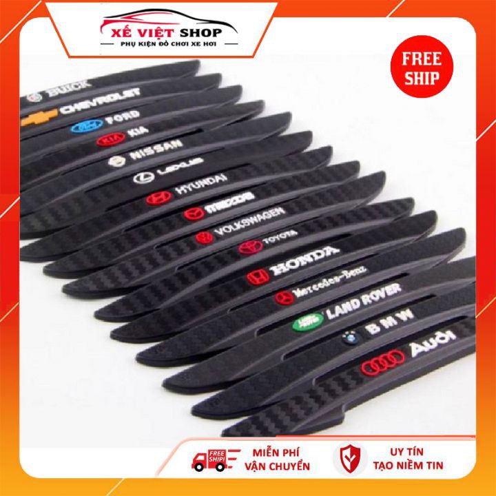 Bộ Nẹp Cửa 💥FREESHIP💥 Bộ Chống Va Đập Cánh Cửa Dành Cho Ô Tô Xe Hơi Nhựa Mềm PVC Tháo Lắp Dễ Dàng