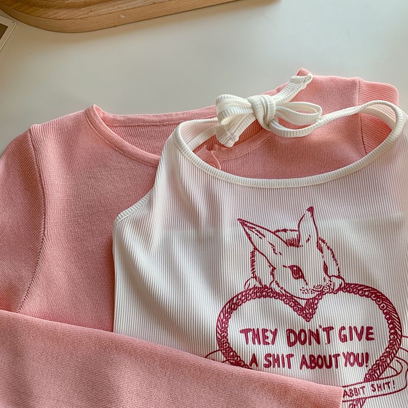 Set áo khoác và áo thun thỏ phô mai